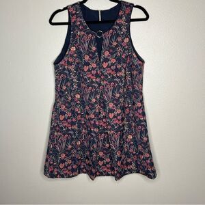 Free People Brocade floral a-line dress Size Small